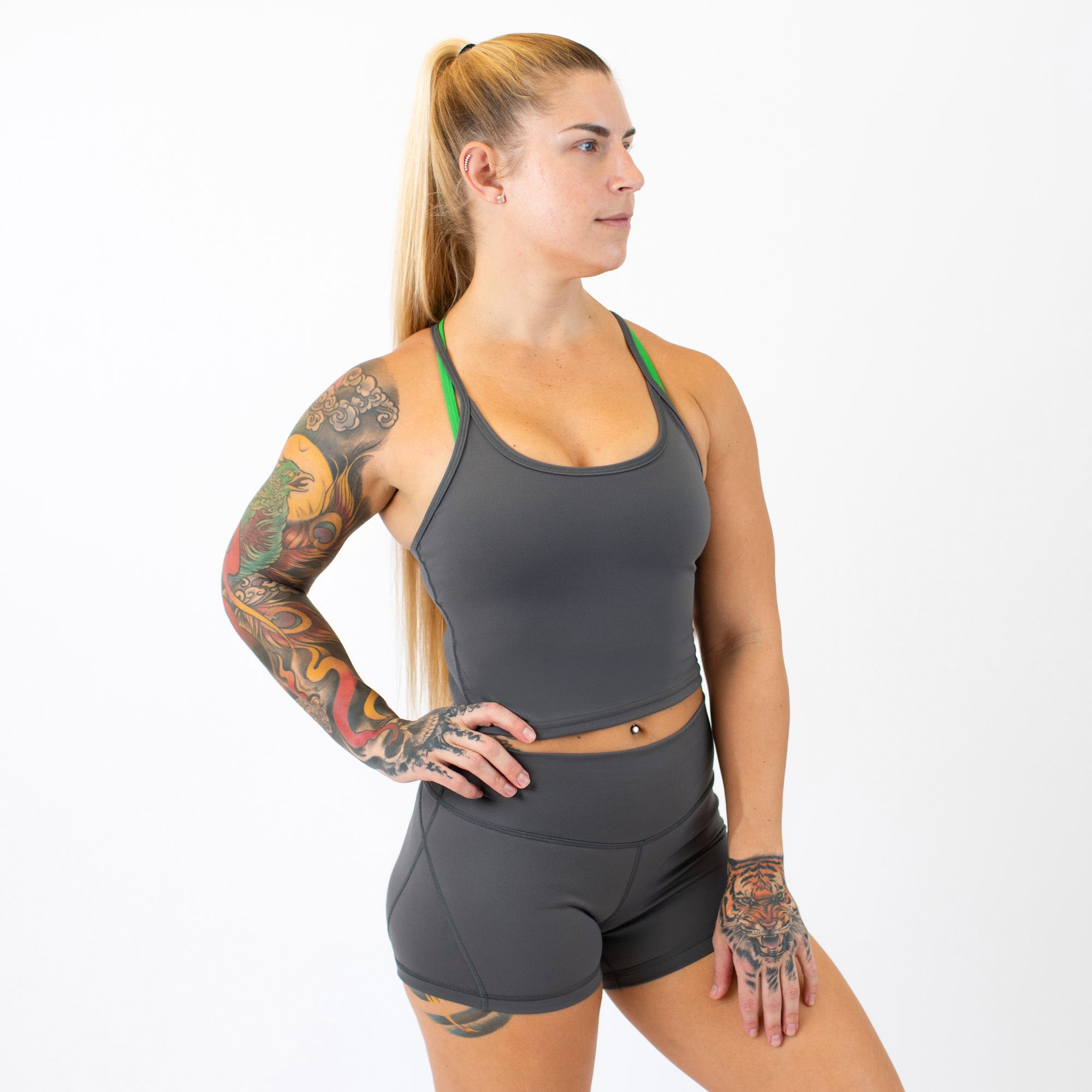 Shadow Switch Up Crop Tank - Fitted
