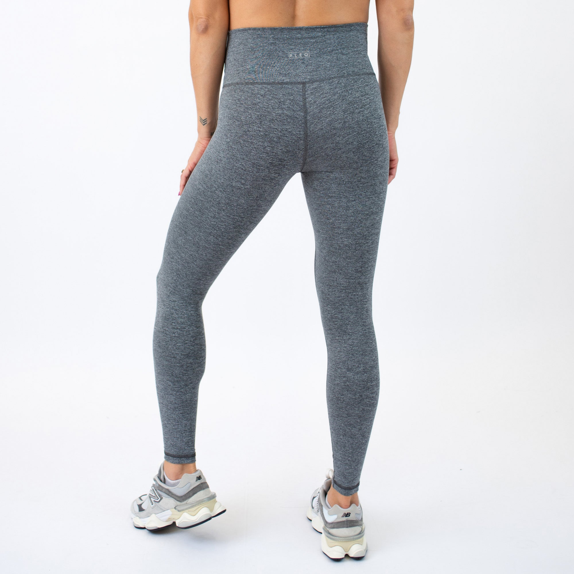 Heather Asphalt High Rise Workout Leggings
