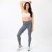X Back Sports Bra - Chloe in Strawberry Cream