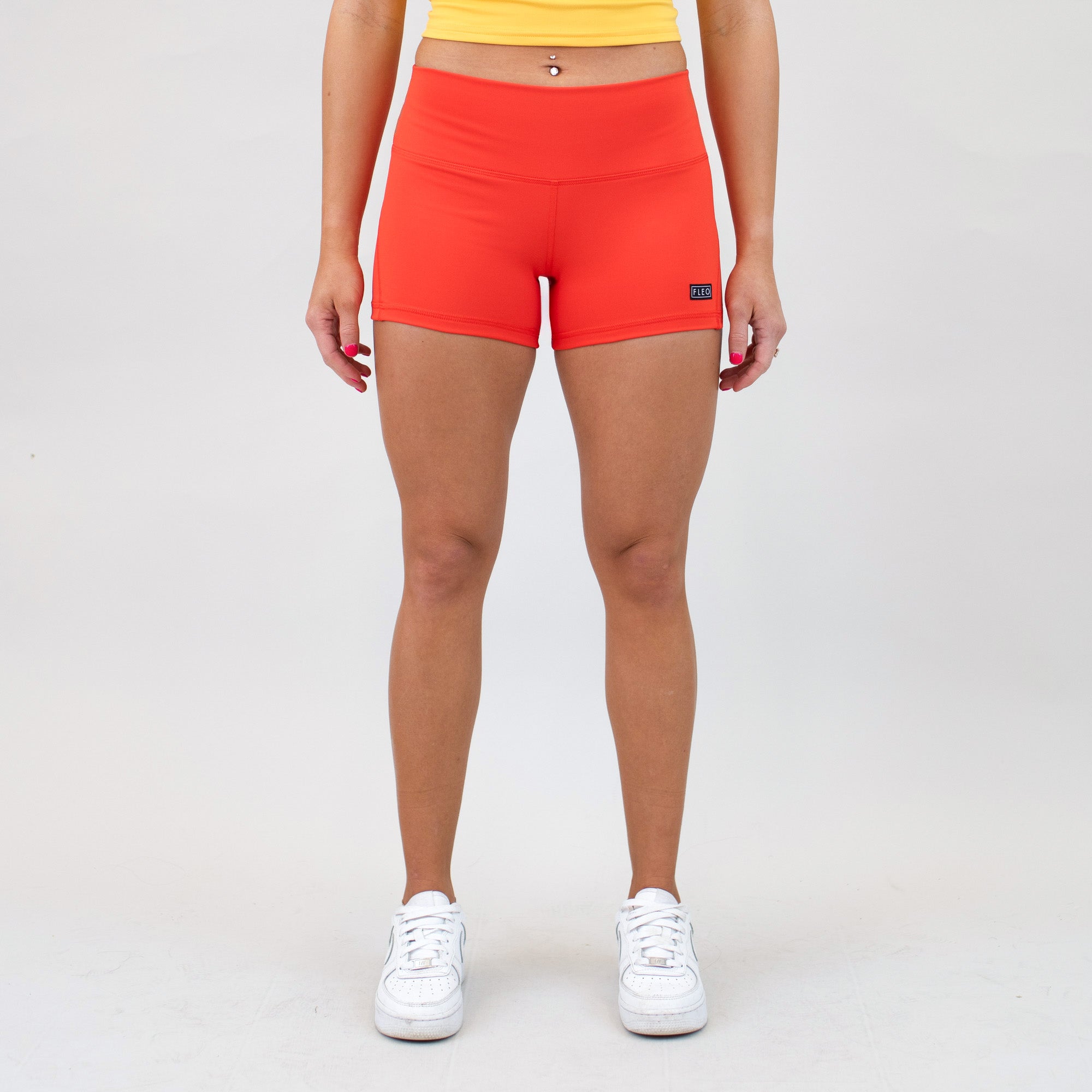 Fiesta Mid Rise Contour Training Shorts For Women