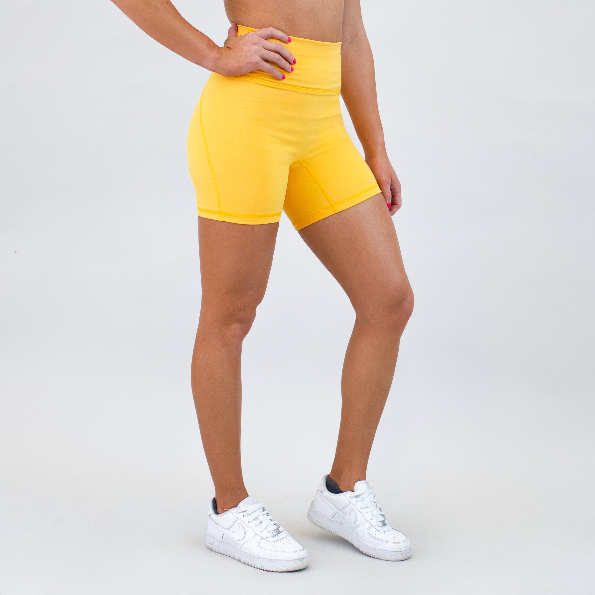 Daffodil High Rise Spandex Shorts