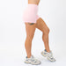 Strawberry Cream No Front Seam High Rise Spandex Shorts