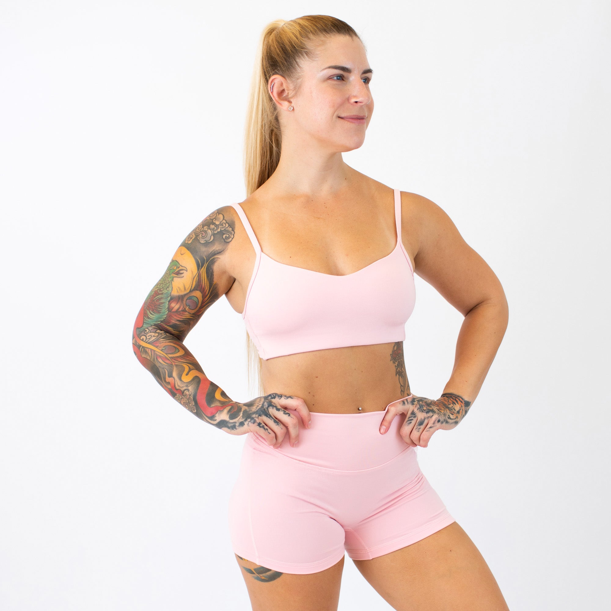 Strawberry Cream Revolve Sports Bra - Light Support