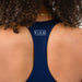 Logan V Neck Bralette - Classic Navy