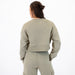 Affinity Crop Crewneck Sweatshirt - Silver Sage -2