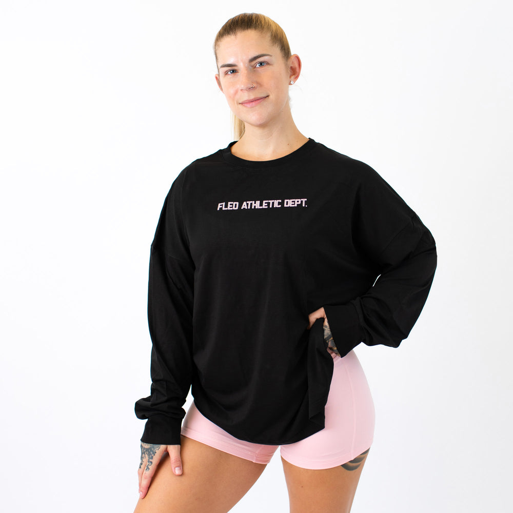 Affinity Oversized Long Sleeve T - Black FLEO Athletic Dept