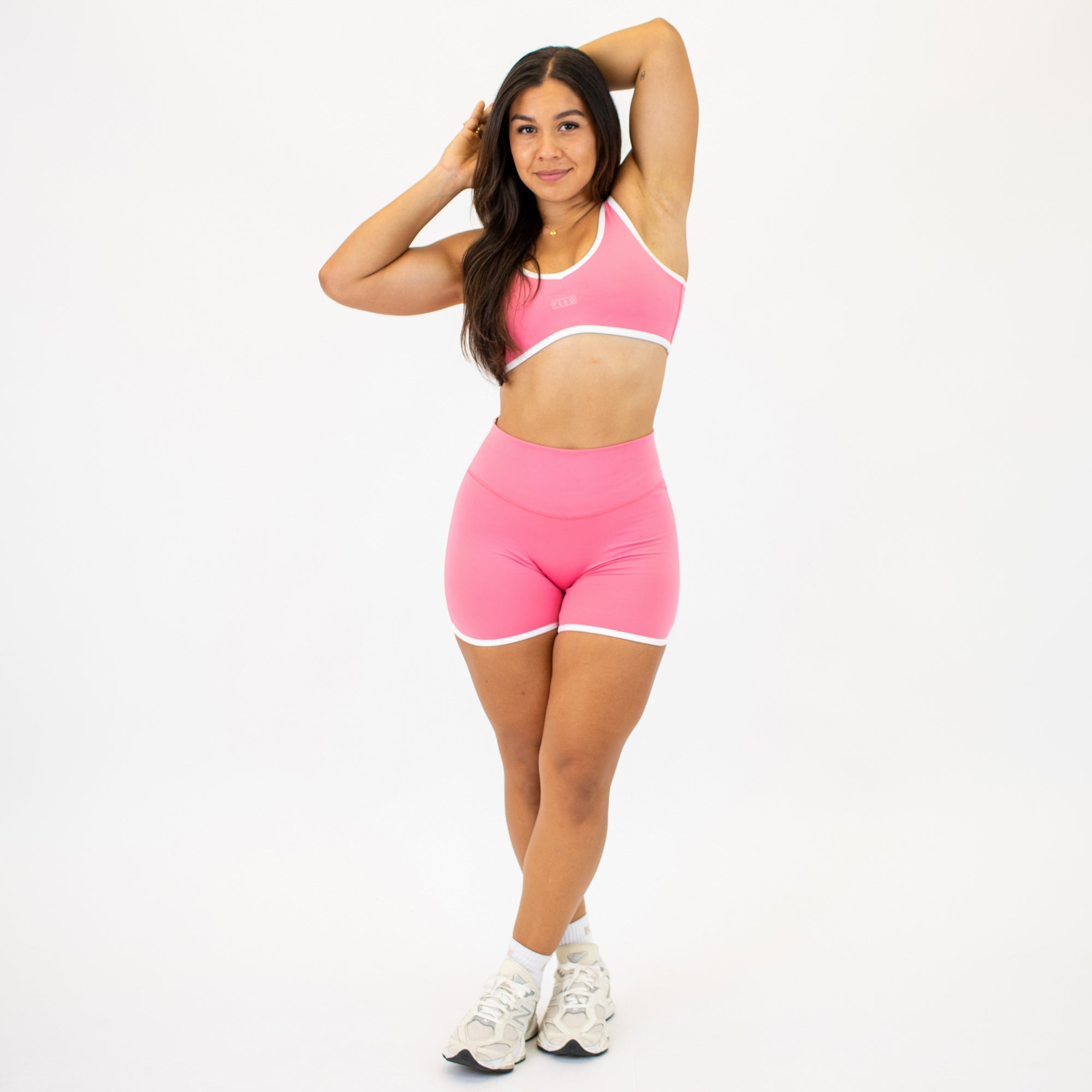 Rosy Future + White Jett Bralette - Light Support -3