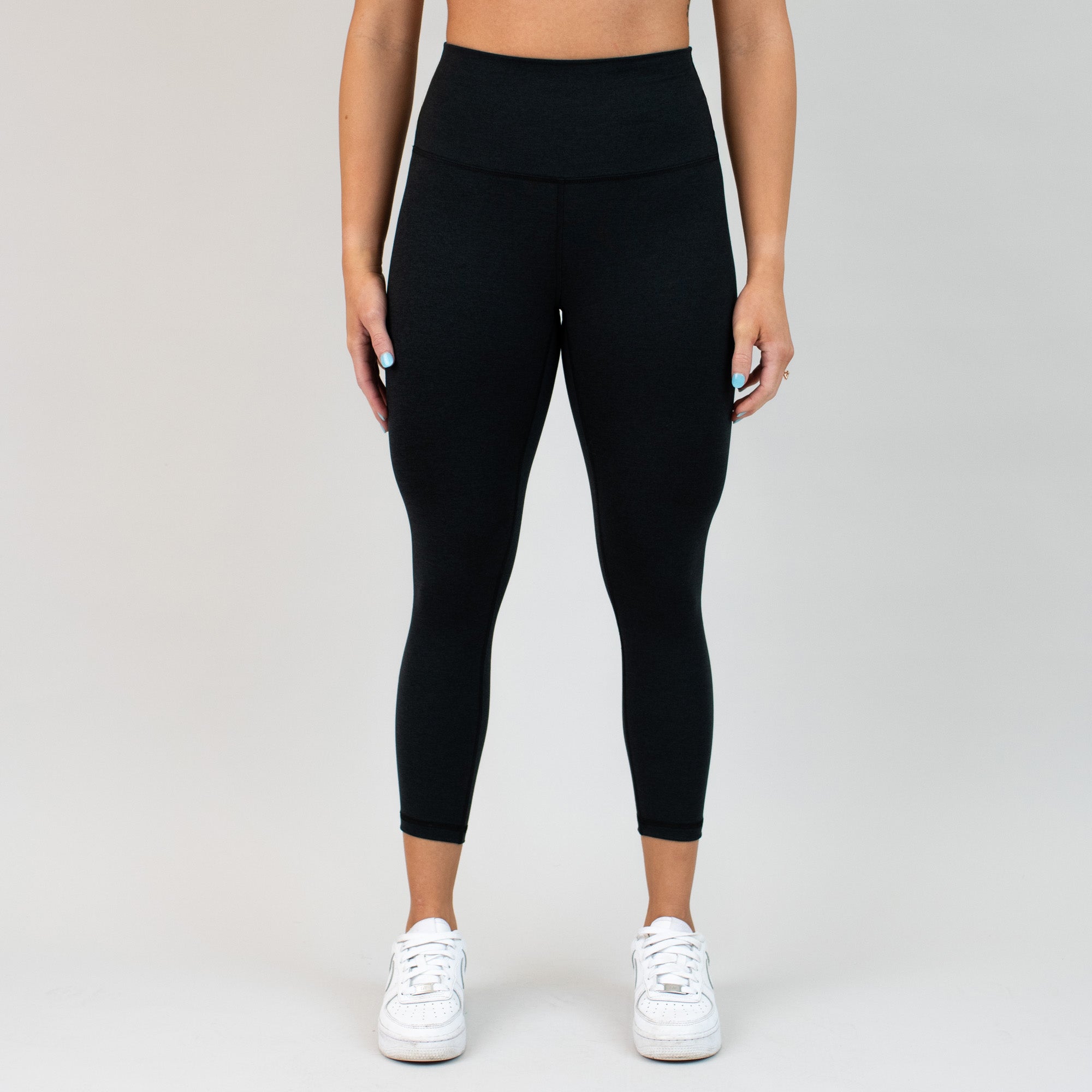 Heather Black Crop Legging 21" - El Toro