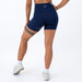 Classic Navy No Front Seam Training Short - Pedal