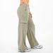 Cargo Wide Leg Sweatpant - Silver Sage -5
