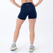 Classic Navy High Rise Spandex Shorts