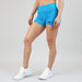 Ocean Speckle Mid Rise Contour Training Shorts For Women