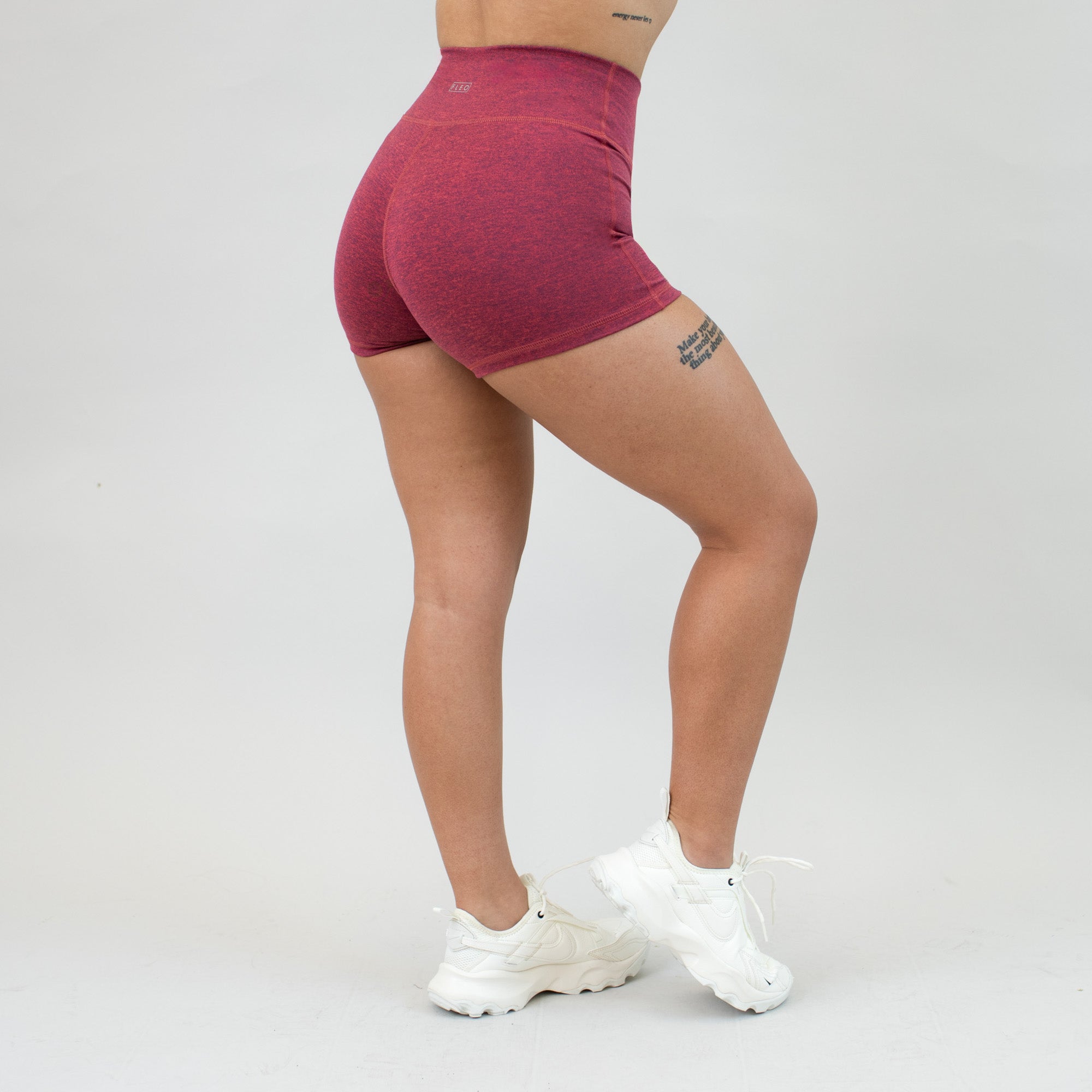 Opulent No Front Seam High Rise Spandex Shorts