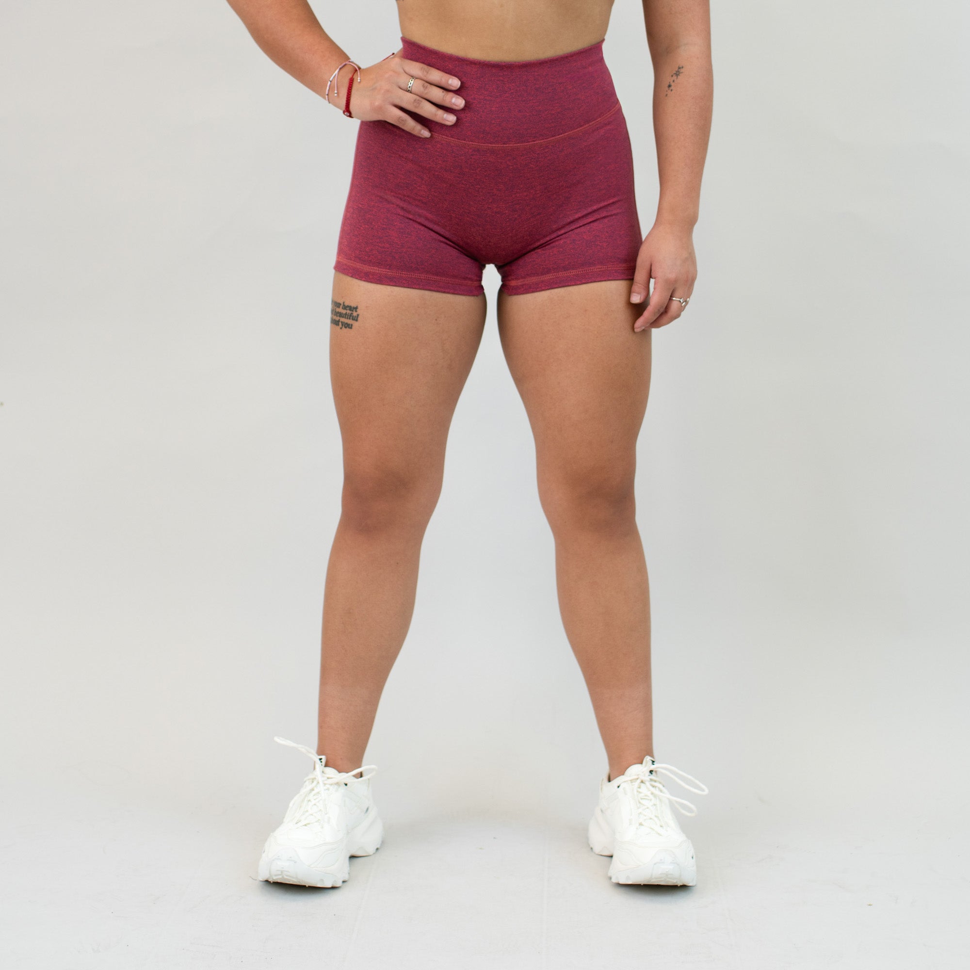 Opulent No Front Seam High Rise Spandex Shorts