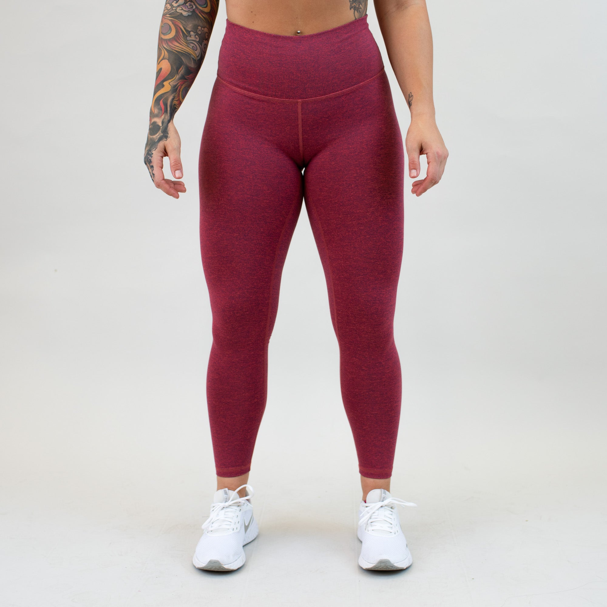 Opulent Heather Red Legging 7/8 25" - El Toro