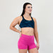 Blue Camo Scoop Neck Sports Bra - Isla