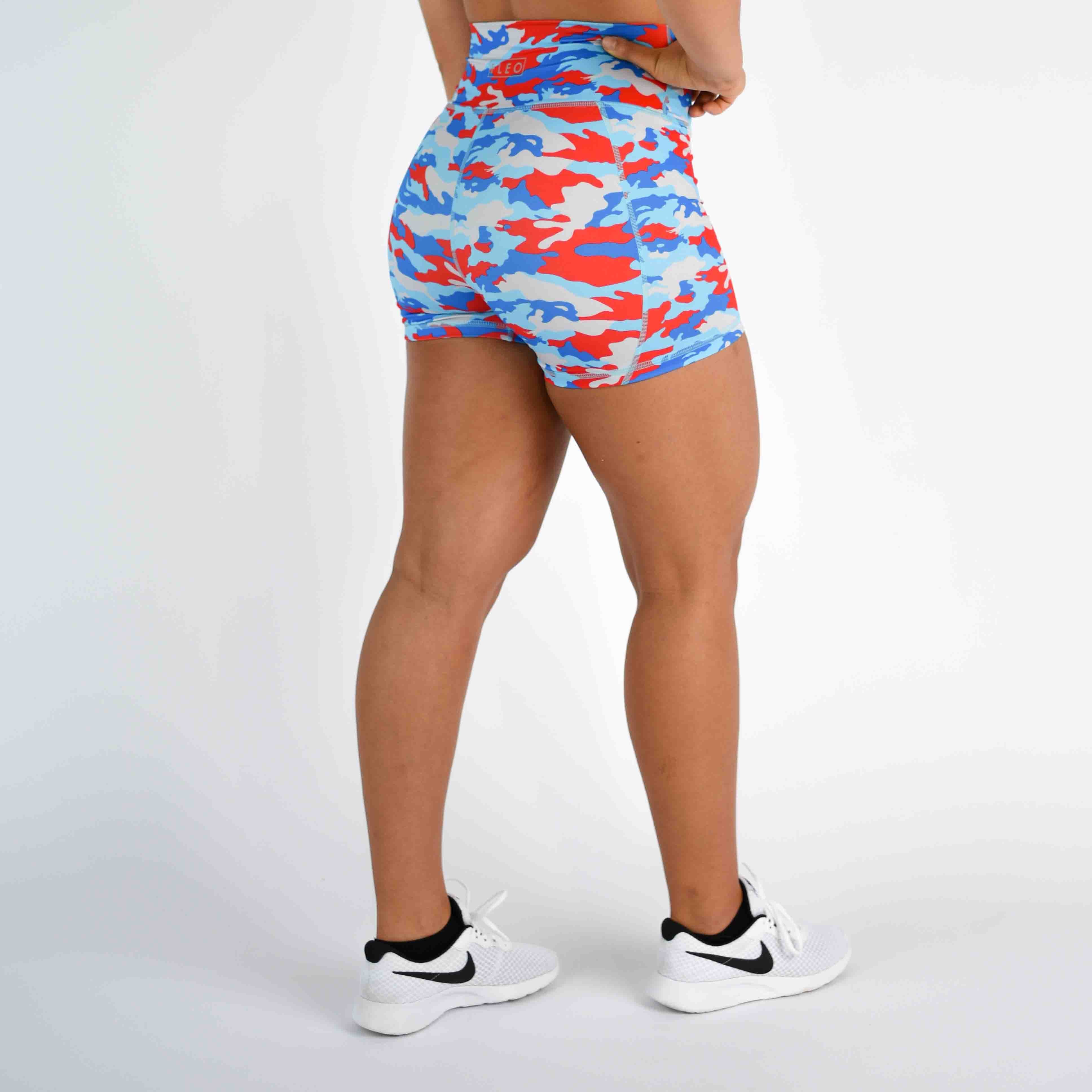 Vivid Americamo High Rise Spandex Shorts