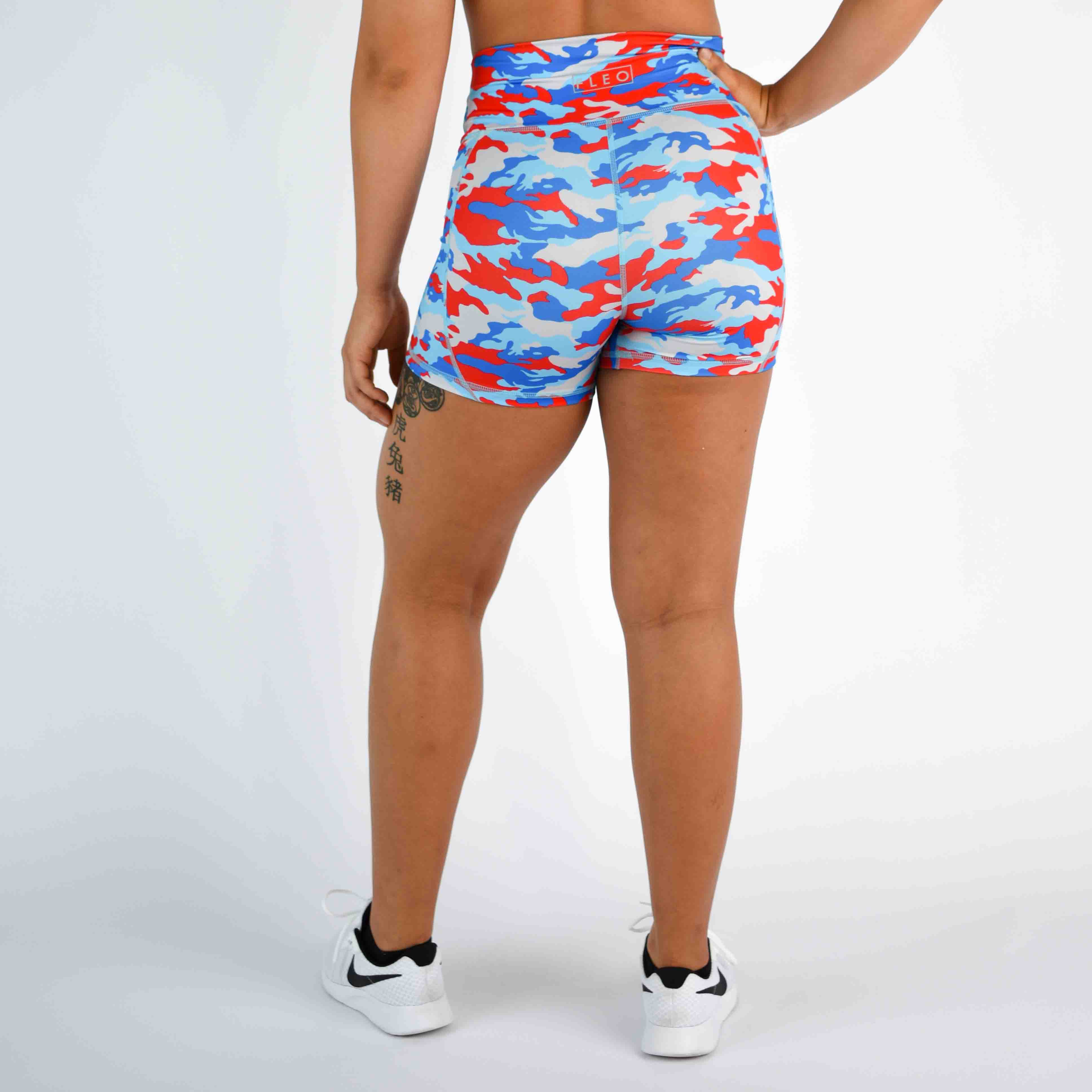 Vivid Americamo High Rise Spandex Shorts