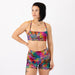 X Back Sports Bra - Chloe in Hot Miami