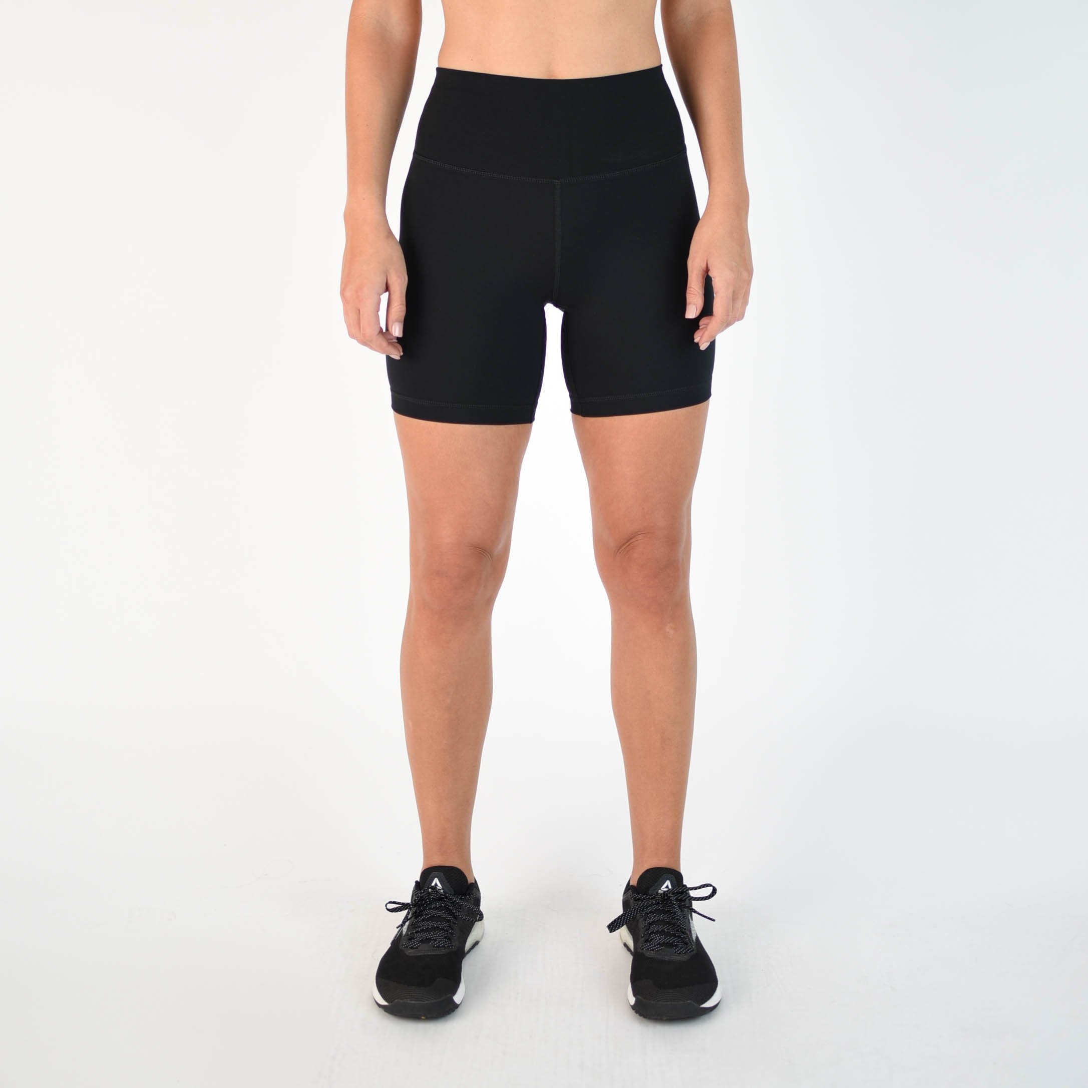 Black Biker Shorts  - 6" Inseam