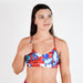 Red White and Blue Sports Bra - Reinette by FLEO