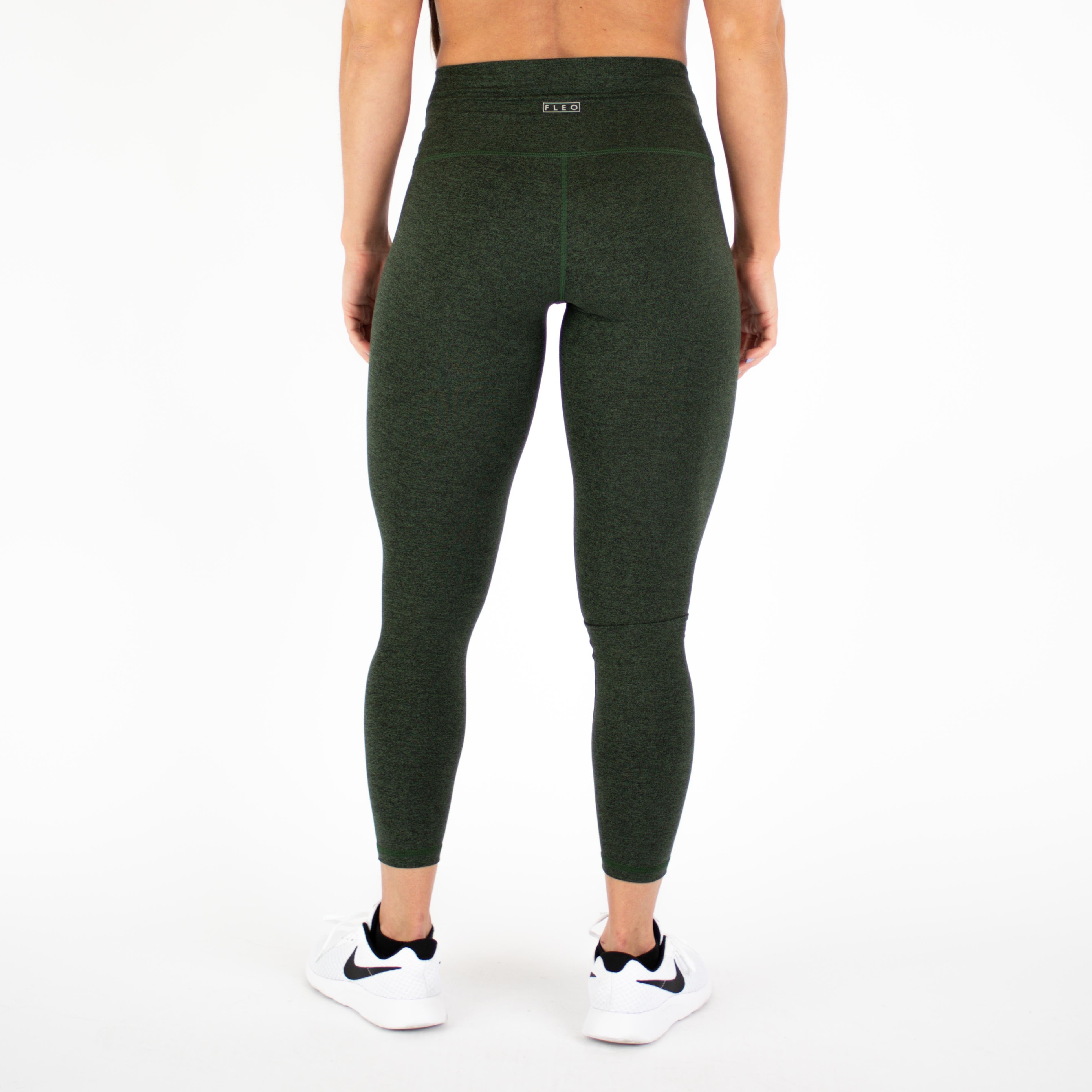 Hunter Green Minimal Logo Legging 7/8 25" - El Toro