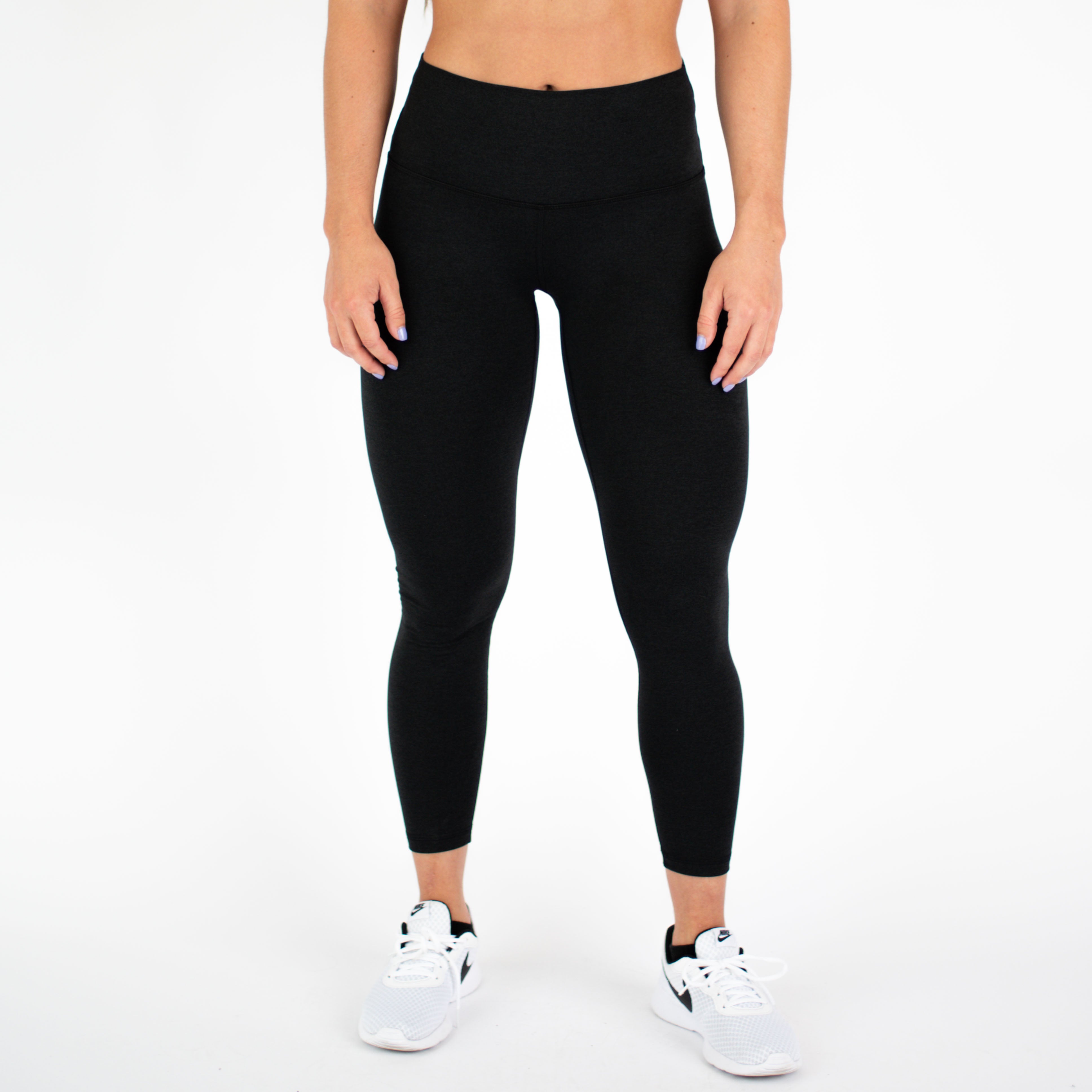 Heather Black Minimal Logo Legging 7/8 25" - El Toro