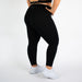 Black Minimal Logo Legging 7/8 25" - El Toro