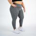 Heather Gray Minimal Logo Legging 7/8 25" - El Toro