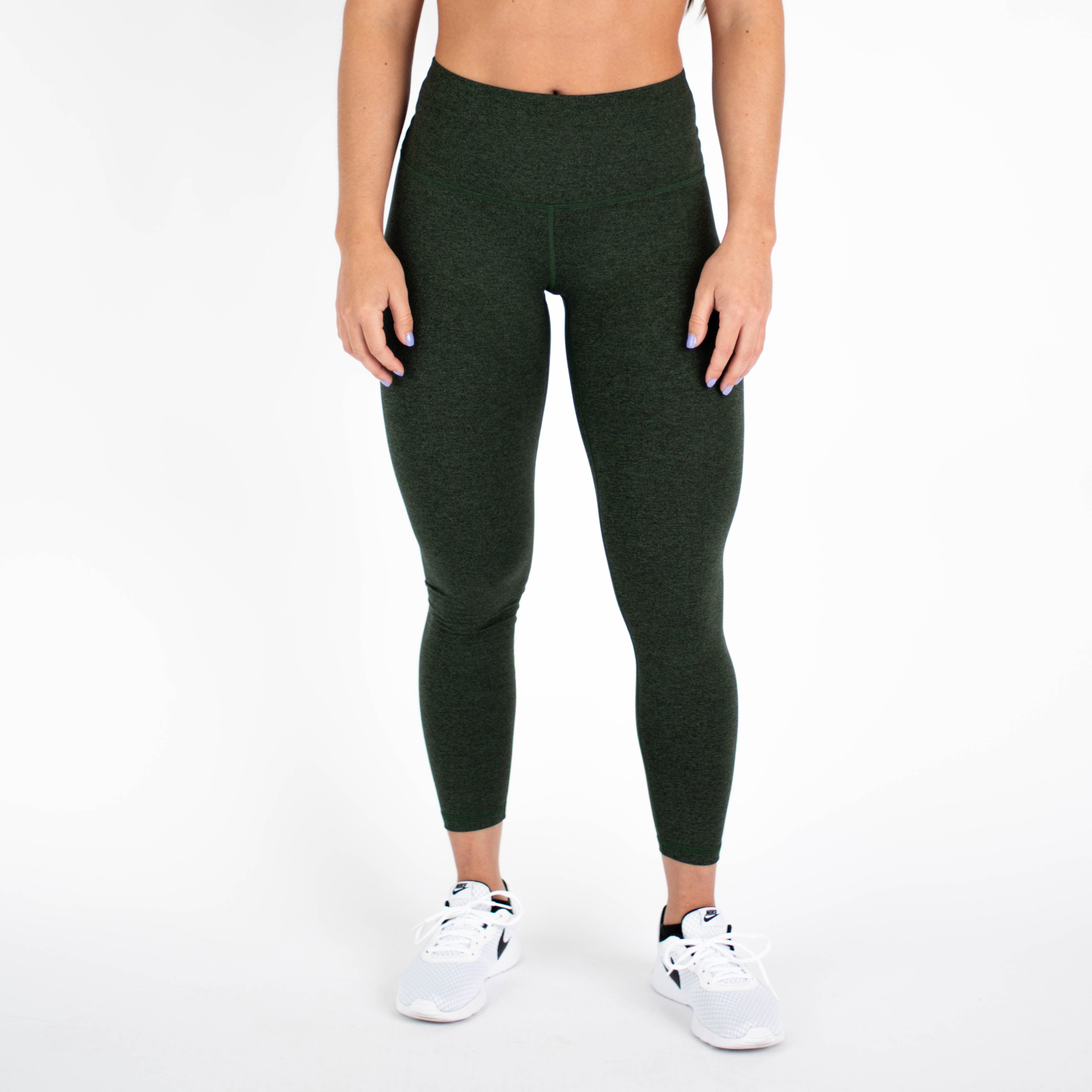 Hunter Green Minimal Logo Legging 7/8 25" - El Toro