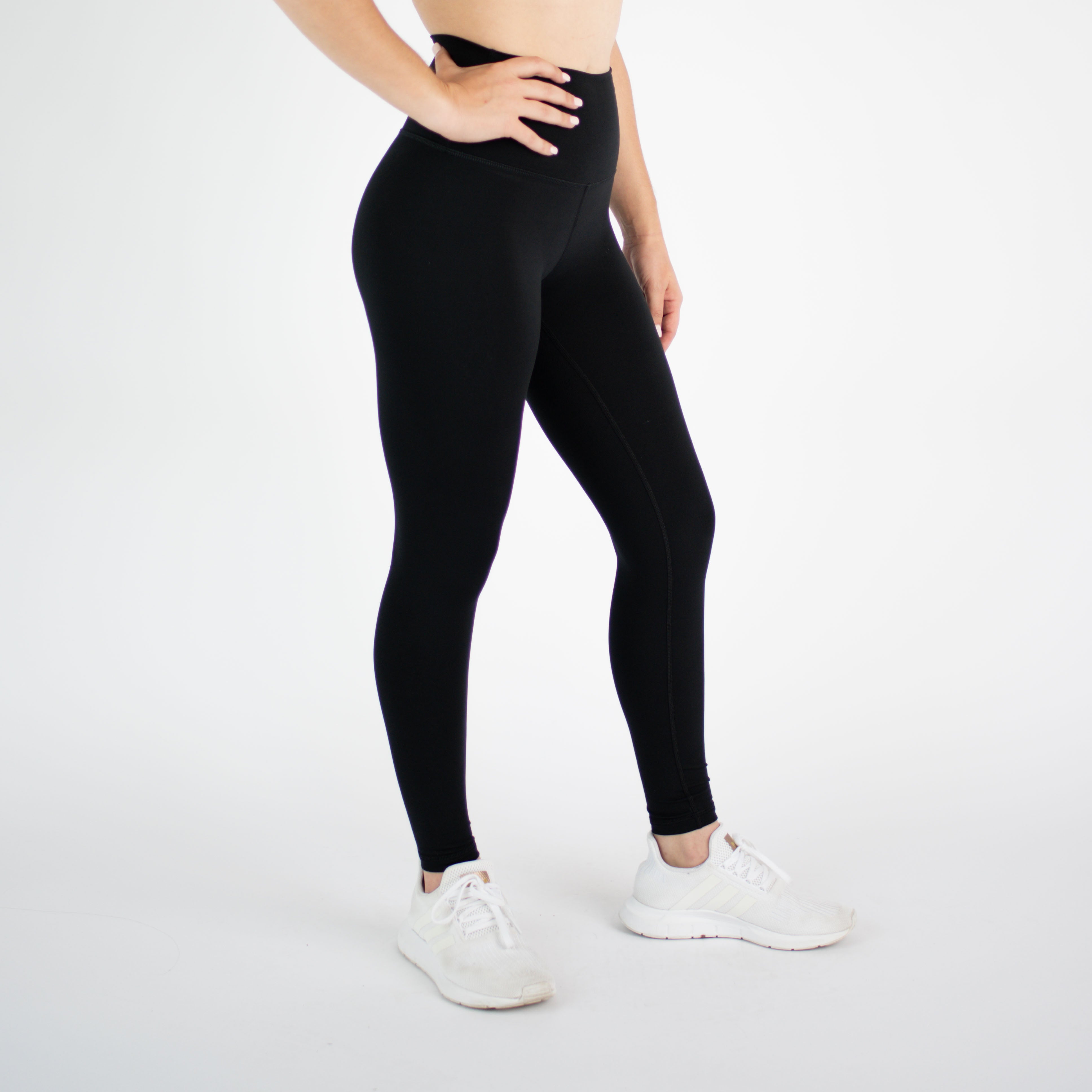 Black Minimal Logo Legging 7/8 25" - El Toro