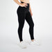 Black Minimal Logo Legging 7/8 25" - El Toro