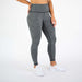 Heather Gray Minimal Logo Legging 7/8 25" - El Toro