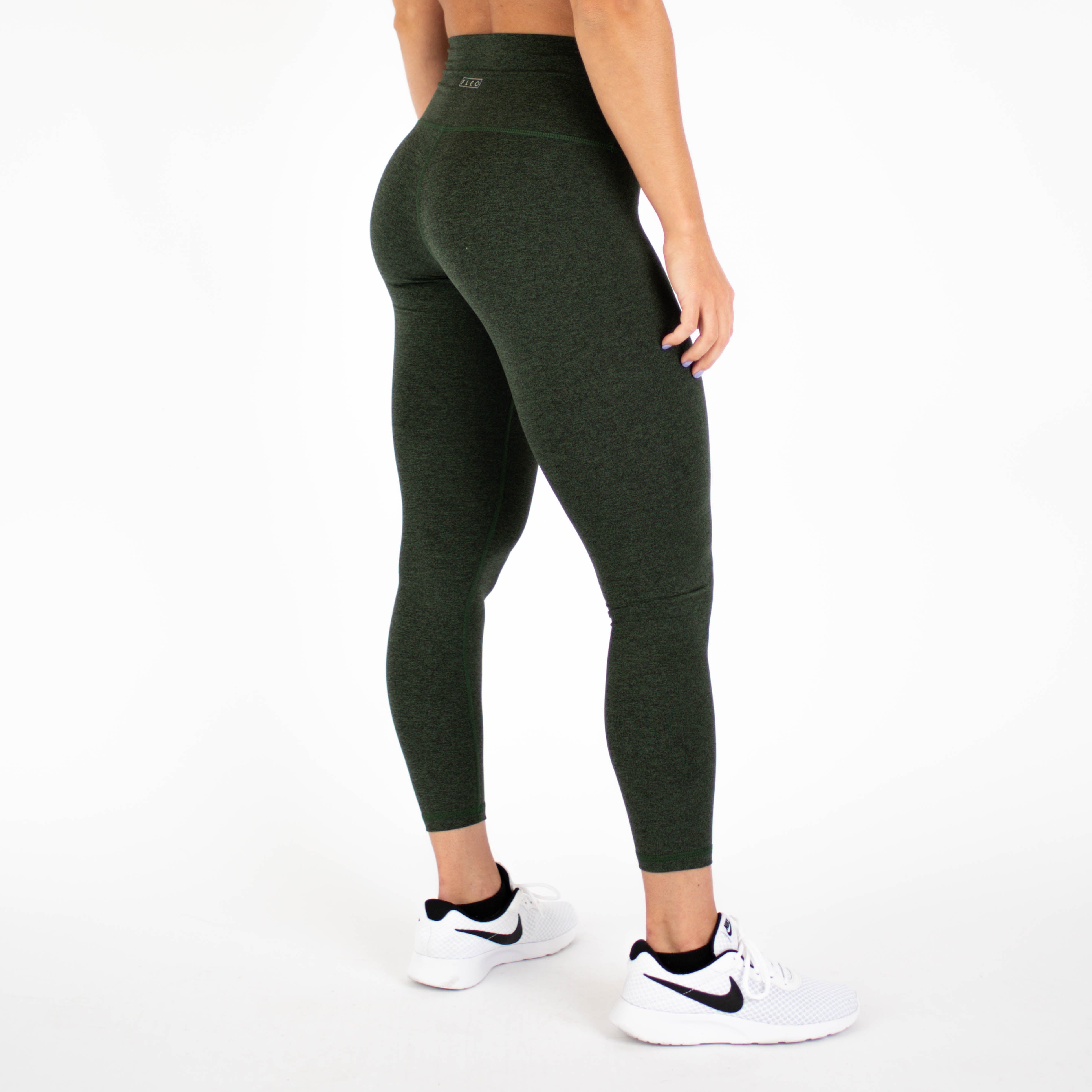 Hunter Green Minimal Logo Legging 7/8 25" - El Toro