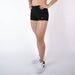 Black 3 Inch Inseam Contour Shorts For Women