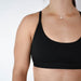 Black Racerback Sports Bra - Cami