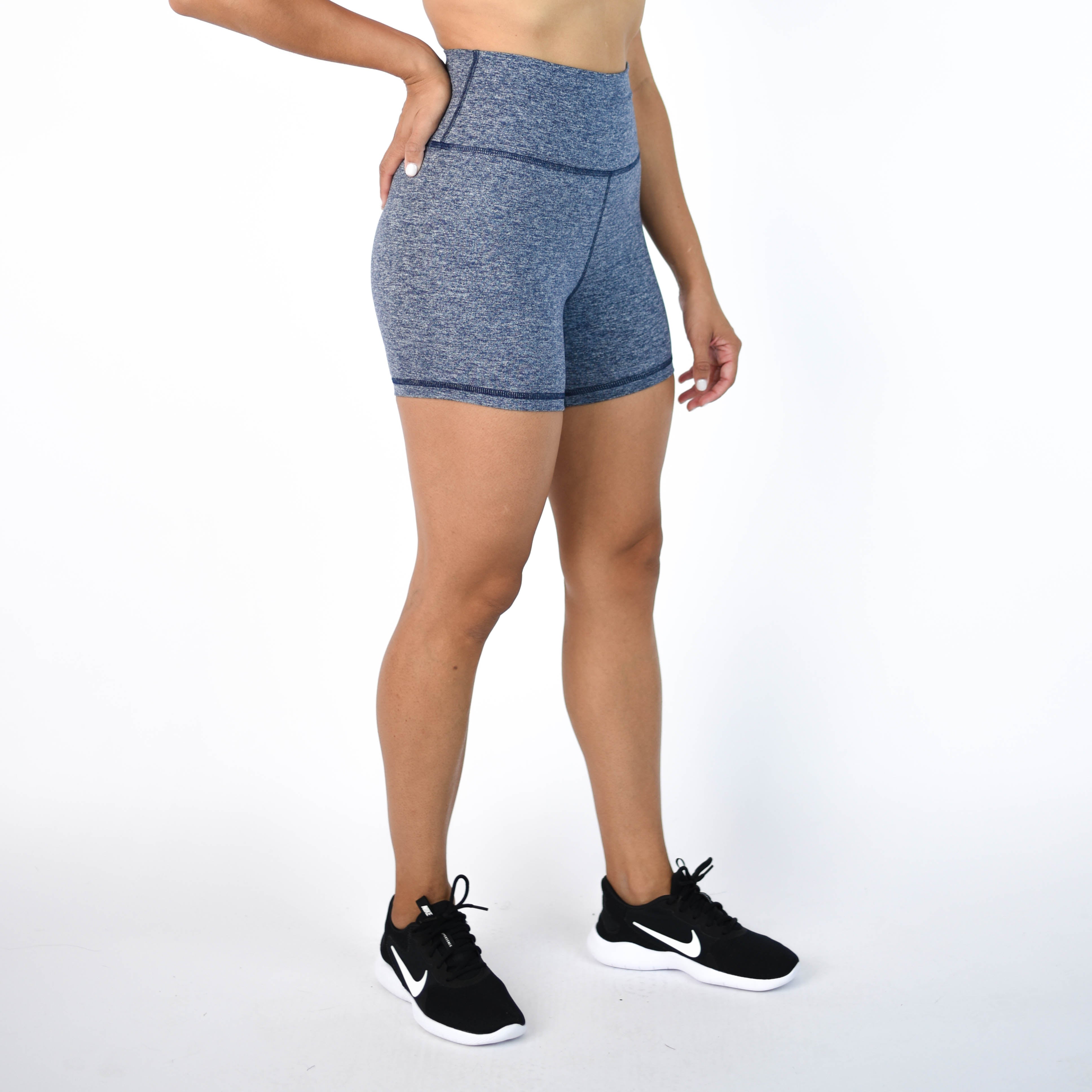 Carbon High Rise Spandex Shorts