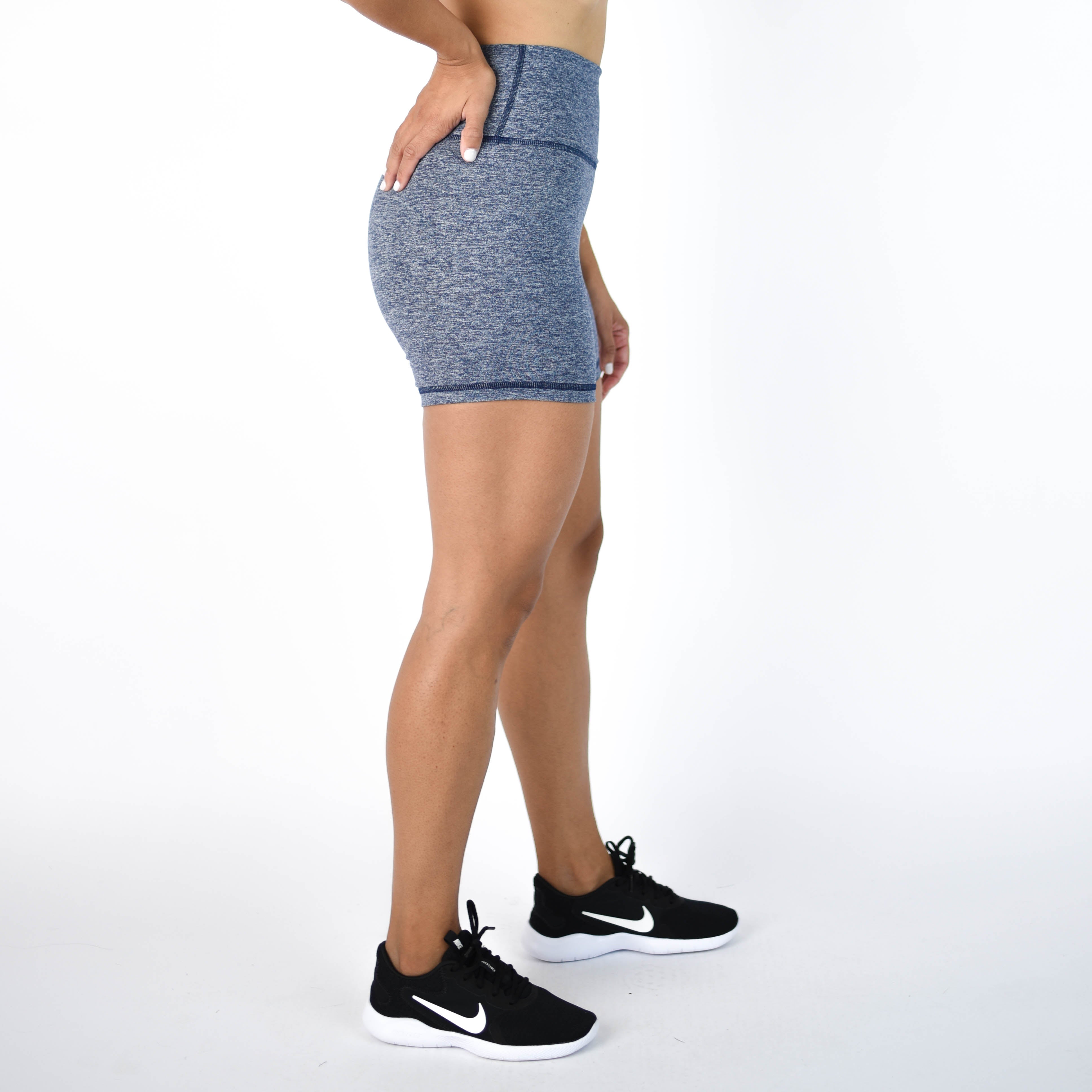 Carbon High Rise Spandex Shorts