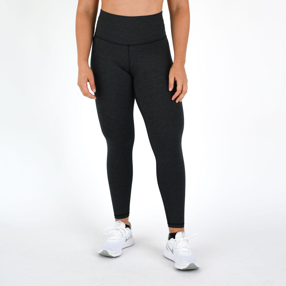 Charcoal Super High Leggings - Bounce Fabric