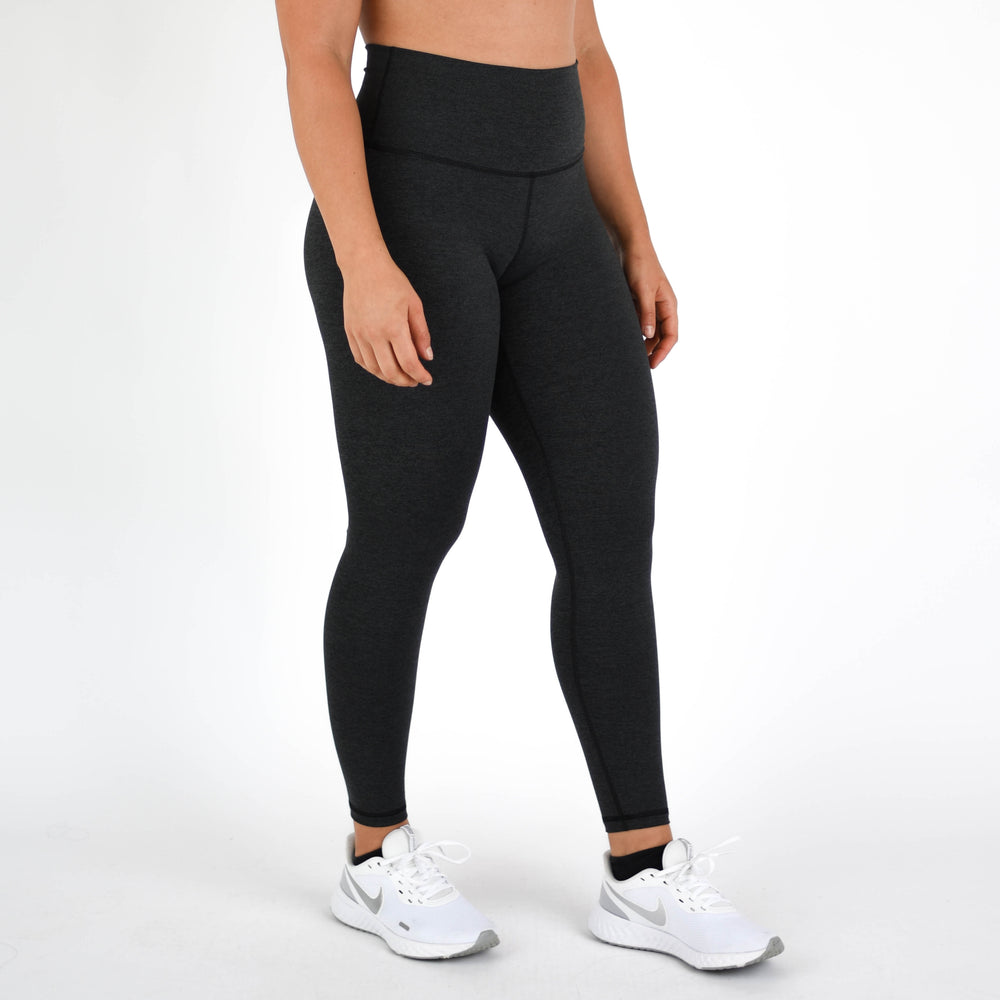 Charcoal Super High Leggings - Bounce Fabric