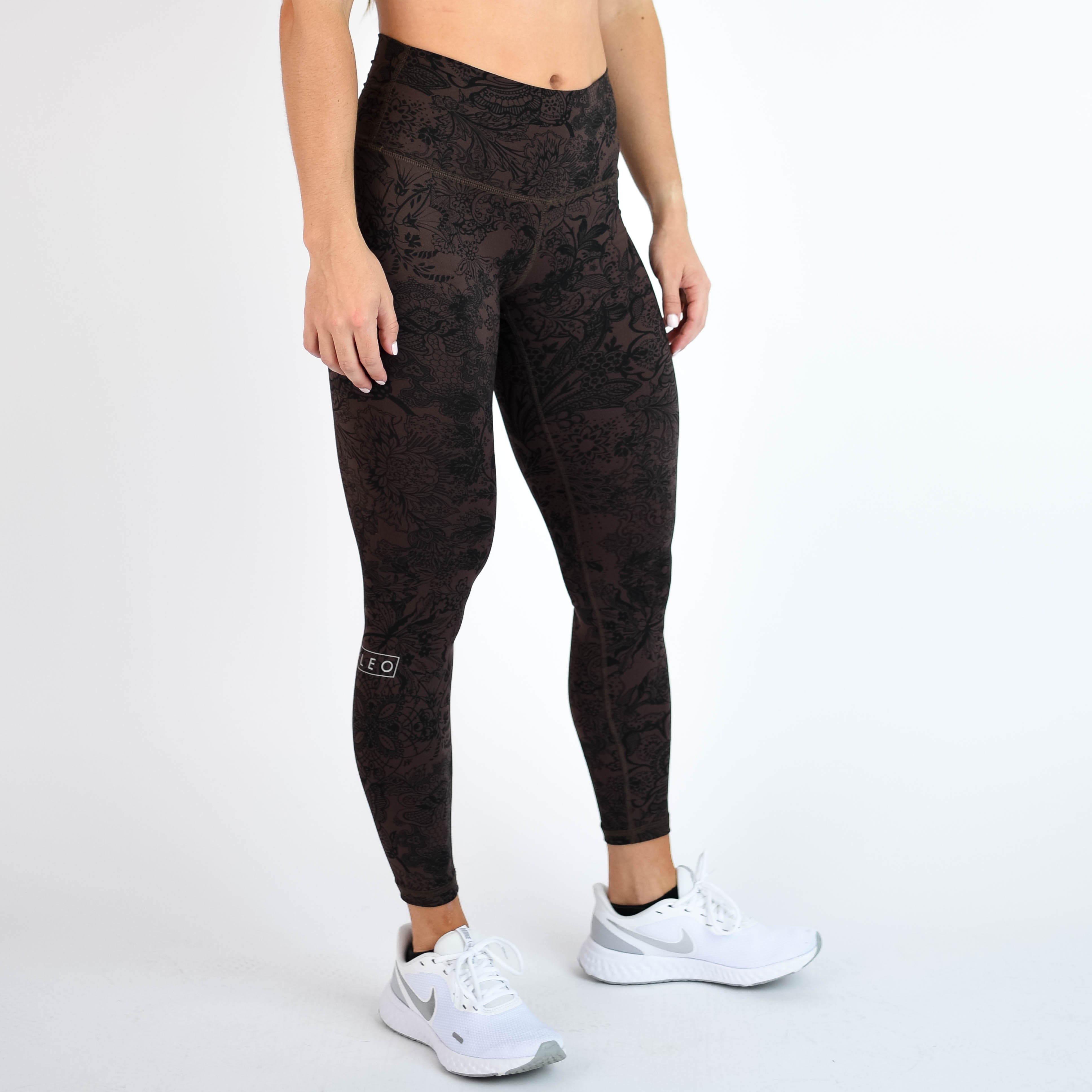 Chocolate Lace Leggings - El Toro in Bounce by FLEO