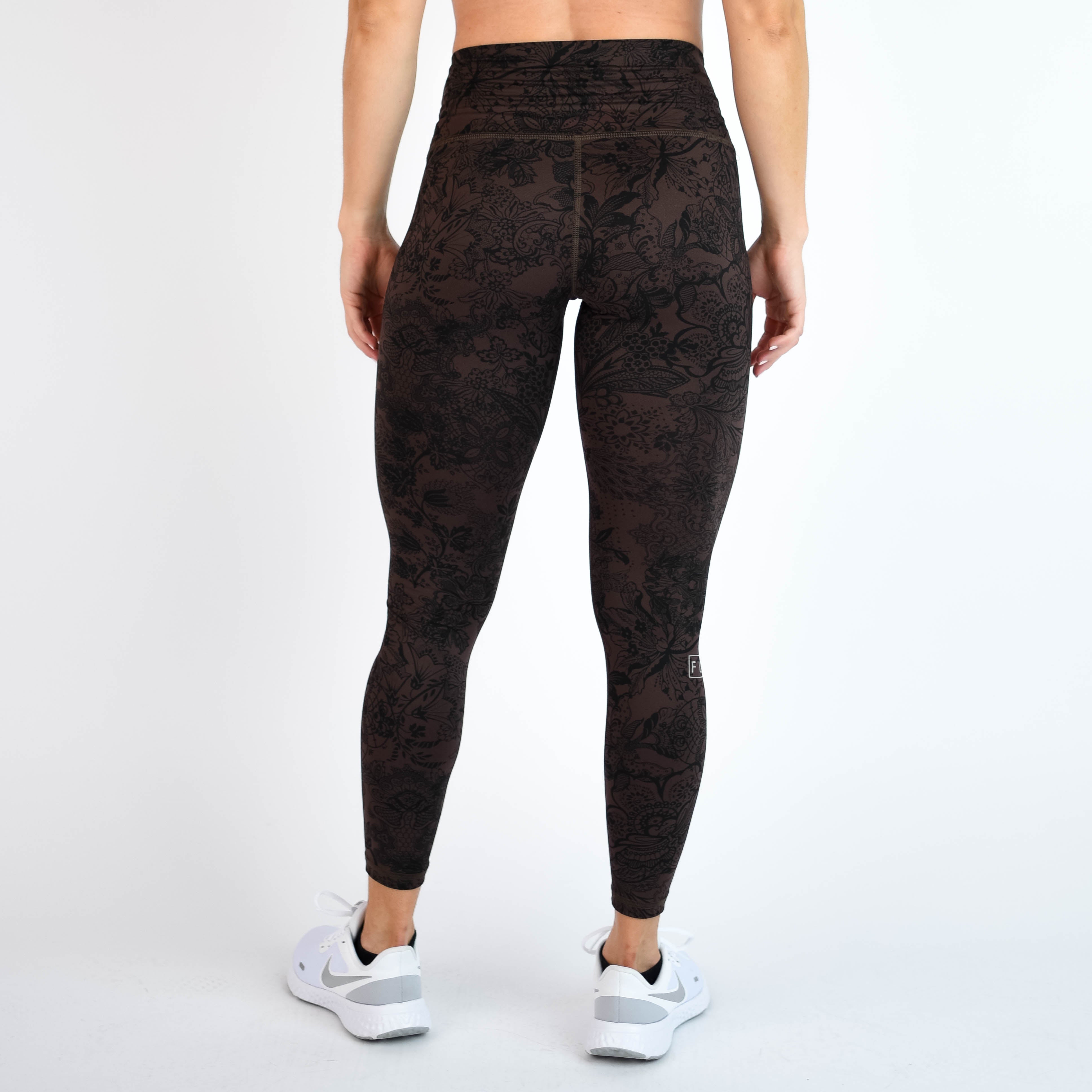 Chocolate Lace Leggings - El Toro in Bounce by FLEO