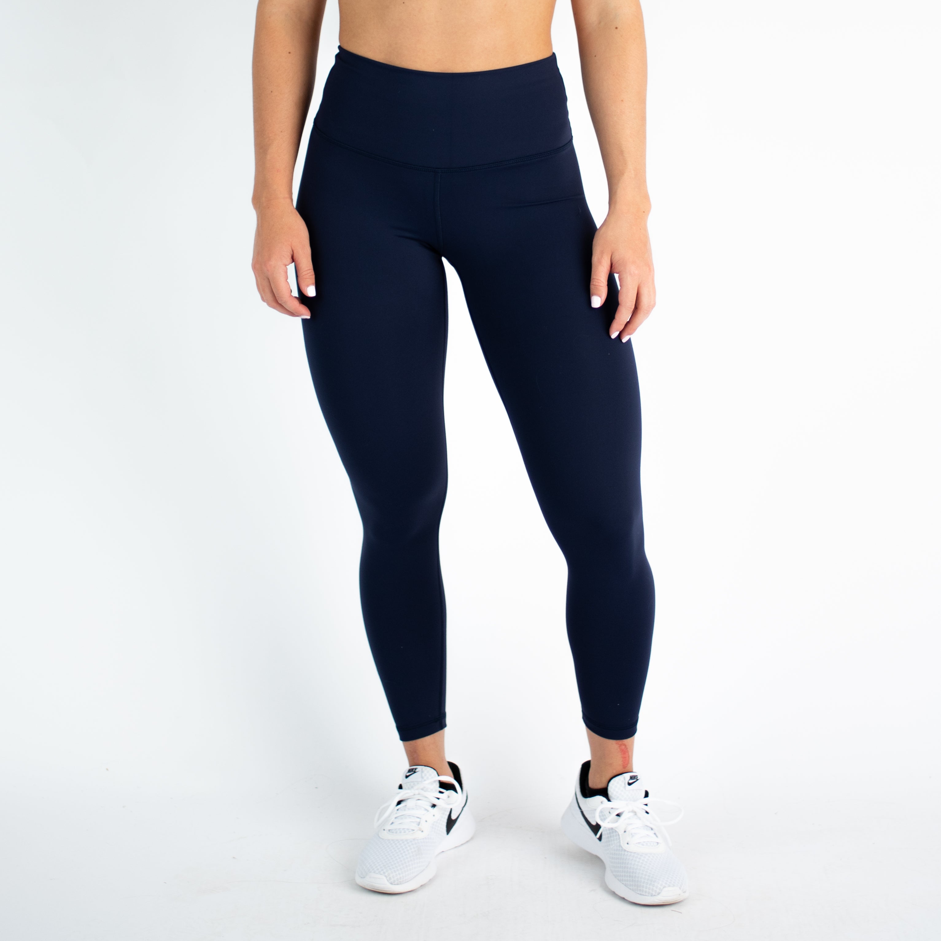 Classic Navy High Rise Workout Leggings