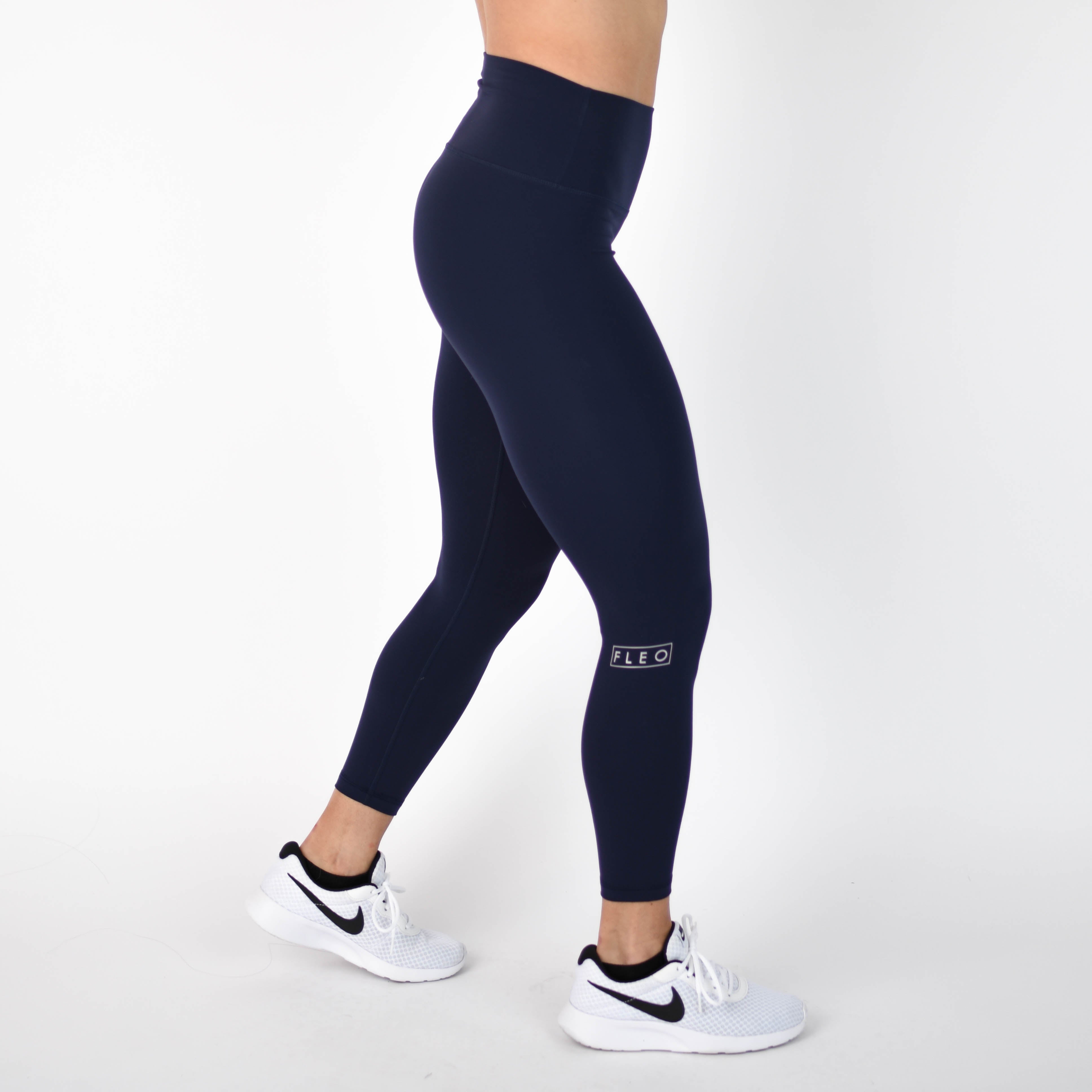 Classic Navy El Toro Leggings 7/8 25" - Muse Fabric