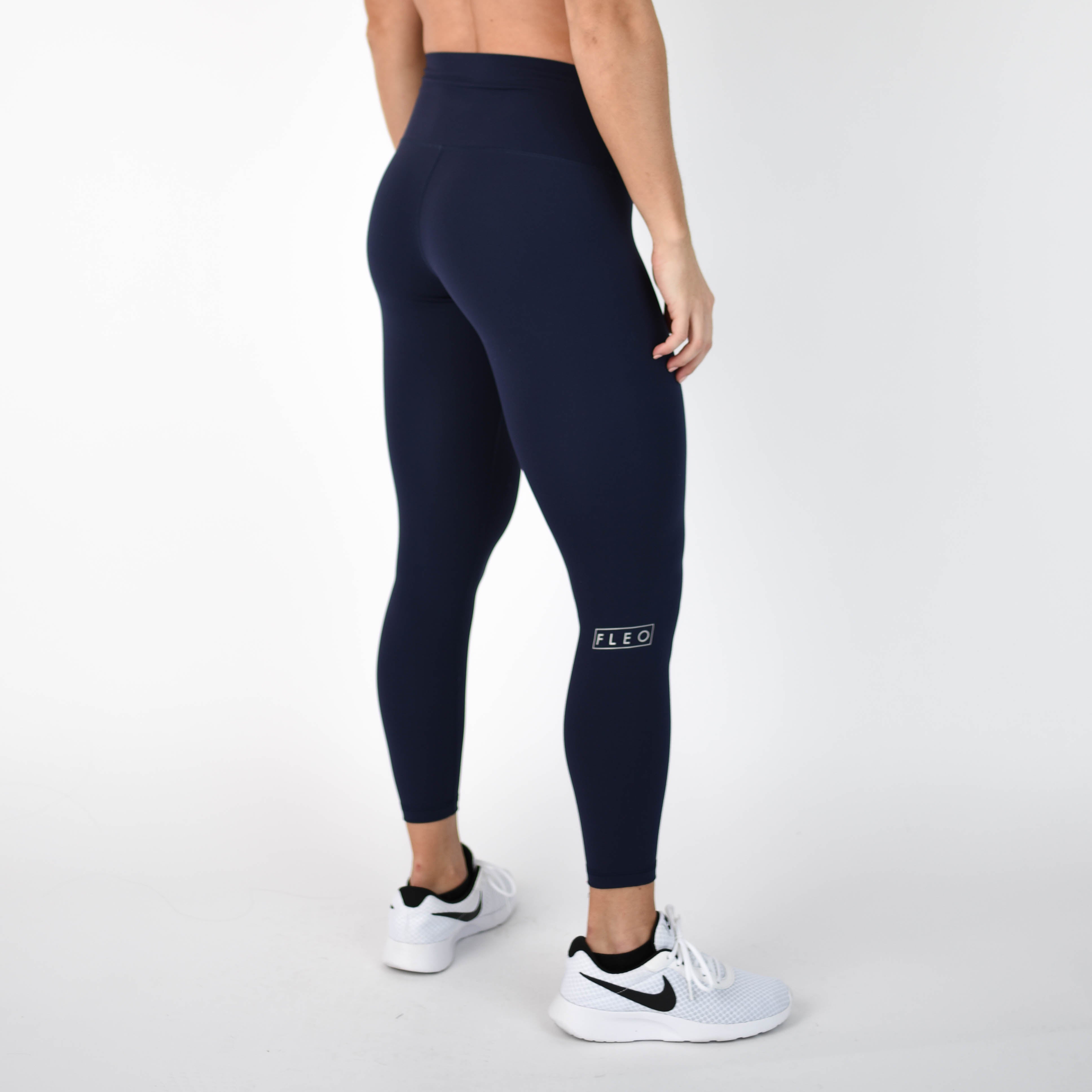 Classic Navy El Toro Leggings 7/8 25" - Muse Fabric