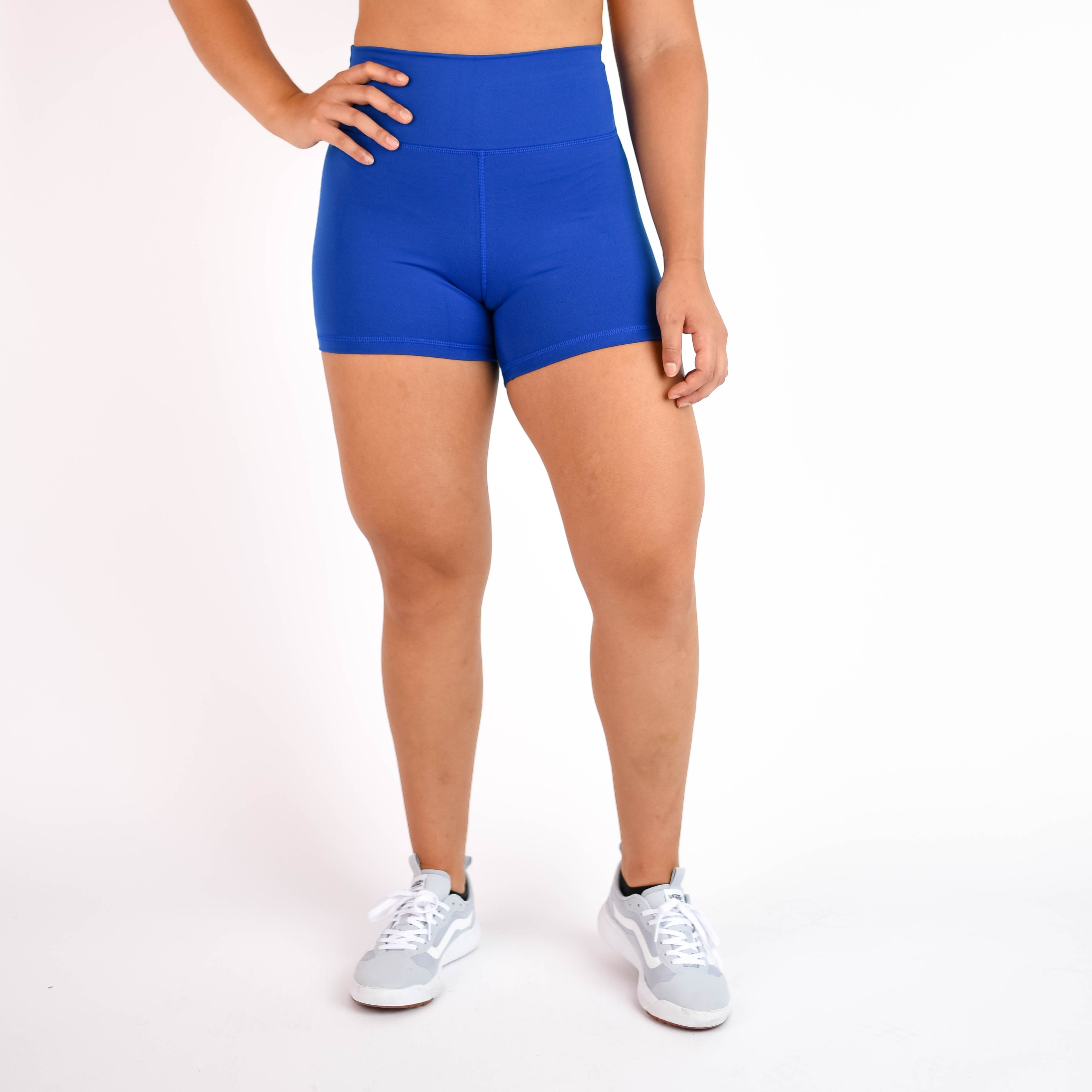 Cobalt High Rise Spandex Shorts