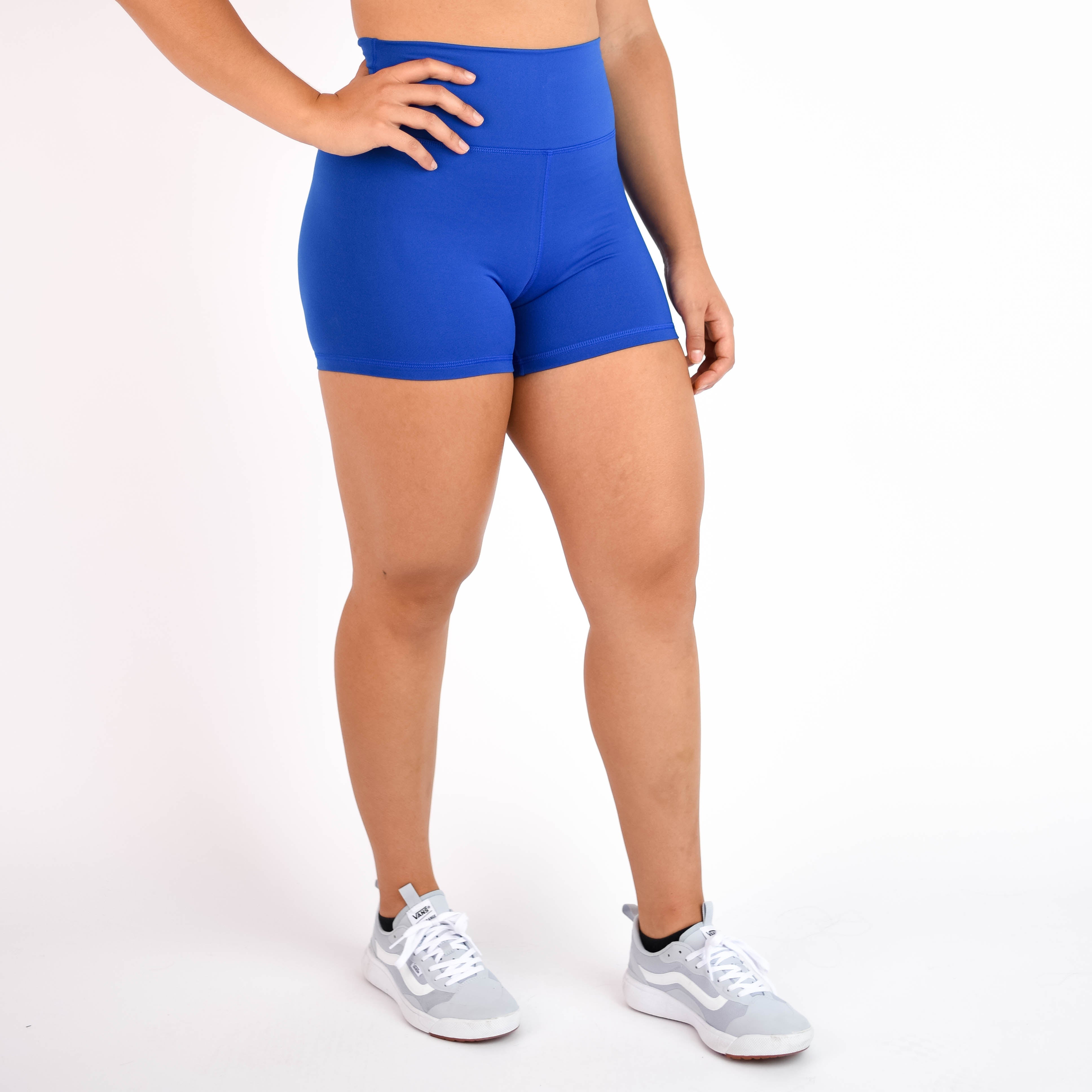 Cobalt High Rise Spandex Shorts