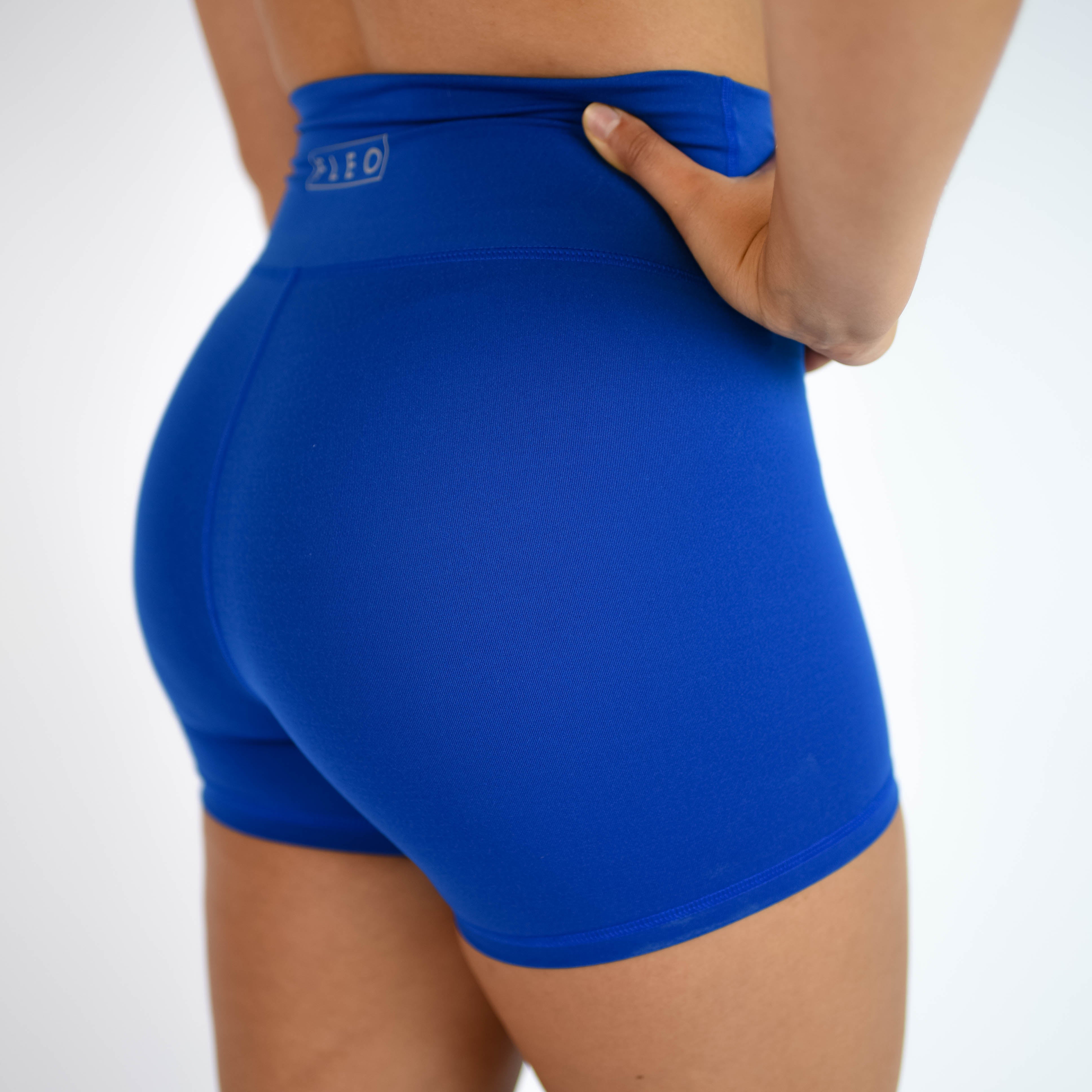 Cobalt High Rise Spandex Shorts