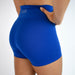 Cobalt High Rise Spandex Shorts