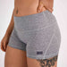 Heather Silver Apex Contour Training Shorts For Women